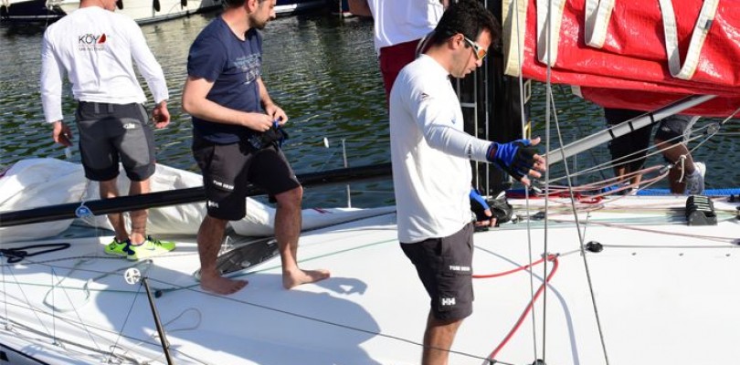 Turkcell Platinum Bosphorus Cup 2015 Ana Sponsoru KÖY Sailing Team Antrenman