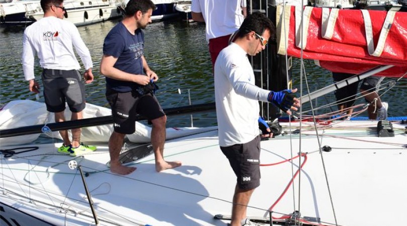 Turkcell Platinum Bosphorus Cup 2015 Ana Sponsoru KÖY Sailing Team Antrenman