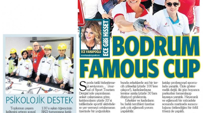 Bodrum Famous Cup – Ece Vahapoğlu – Milliyet Cadde