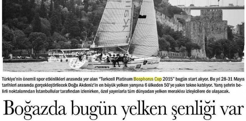 Boğazda Bugün Yelken Şenliği Var | Yeniasya
