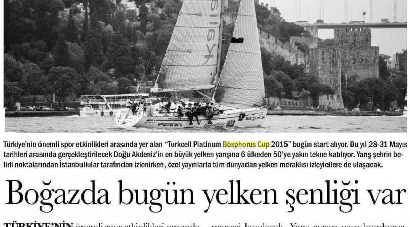 Boğazda Bugün Yelken Şenliği Var | Yeniasya